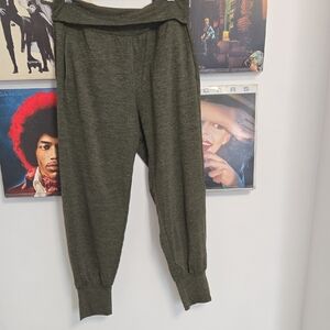 Aerie Heathered Olive Lounge Pants